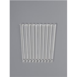 Пипетка стеклянная, 9×0.7 см, фасовка - 10 шт., прозрачная