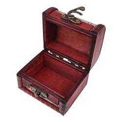 BOX022-01 Шкатулка Сундук на замке, 7,5х6,6х5,8см