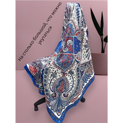 Платок шелковый большой "Парижанка" Арт 2428/9