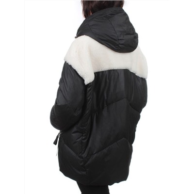 350-X01 BLACK Куртка зимняя женская (200 гр. холлофайбер)