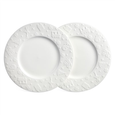 НАБОР ТАРЕЛОК ЗАКУСОЧНЫХ LEFARD "NUTCRACKER" 2 ШТ. 21,5 СМ (КОР=16НАБ.)