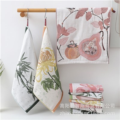 Gauze cotton towel for face washing, children's scarf