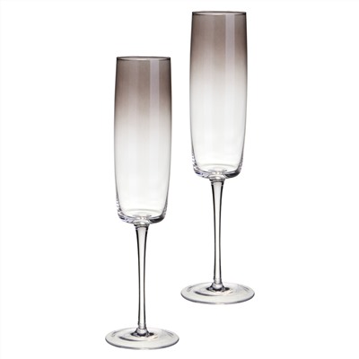 НАБОР БОКАЛОВ ДЛЯ ШАМПАНСКОГО "SMOKY SHADES" ИЗ 2 ШТ. 250 МЛ