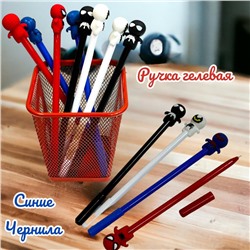 Гелевая ручка с игрушкой синяя с тонким наконечником 1 шт тип 2