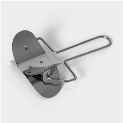 Ролик для вырезания кругов из теста Доляна, d=10.5, серебристый