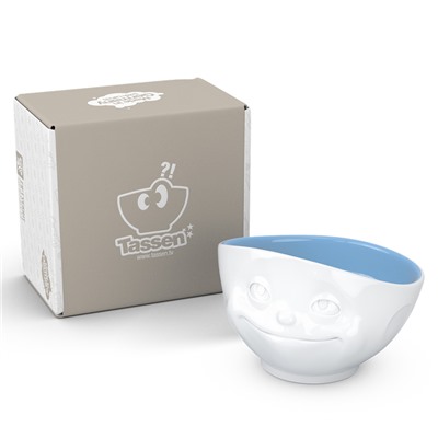 Чаша Dreamy, 500 мл, белая/голубая