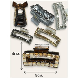 Заколка-краб Корея  1 штука Арт 53 тип 3