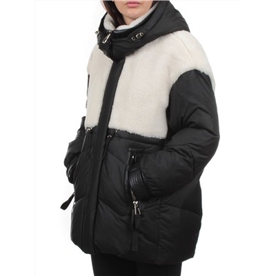 350-X01 BLACK Куртка зимняя женская (200 гр. холлофайбер)