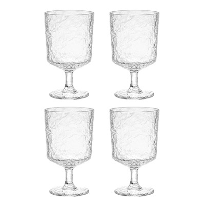 Набор бокалов из акрила Arctic для вина, 280 мл, прозрачный, 4 шт.