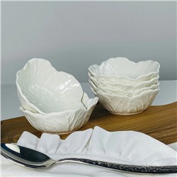 232-040 Набор из 6 салатников 12х4,5см КАПУСТА в под.уп.(х8)Фарфор