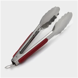 Щипцы кухонные Доляна «Универсал», h=23 см, прорезиненная ручка