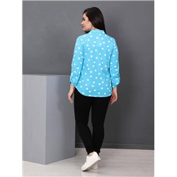 Рубашка Делина голубой ИвК