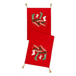 Дорожка на стол Winter wishes из коллекции New Year Essential, 45х150 см