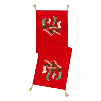 Дорожка на стол Winter wishes из коллекции New Year Essential, 45х150 см