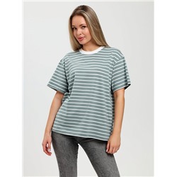 Женская футболка Брина-2 Ф-134 / серо-зелёный