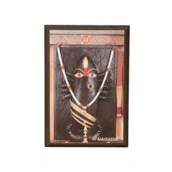 Линга Бхайрави в рамке черная (6 x 4 дюйма), Linga Bhairavi Black with Frame, произв. Isha Life