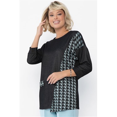 Джемпер Глория (графит/тиффани) Б12199-30