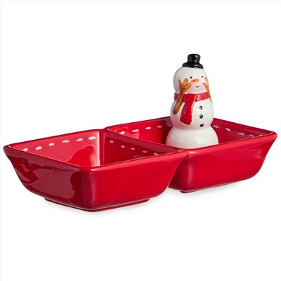 МЕНАЖНИЦА 2 СЕКЦИИ КОЛЛЕКЦИЯ "CHRISTMAS GIFT" 22*11*10,5 СМ