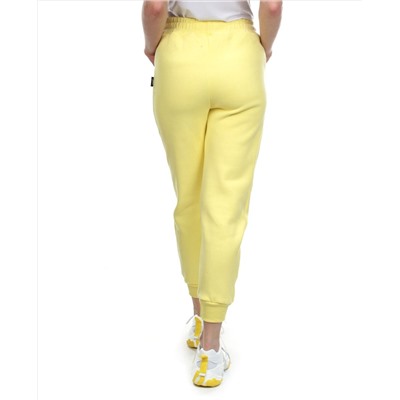 11 YELLOW Брюки спортивные женские на флисе (100% хлопок) 7986