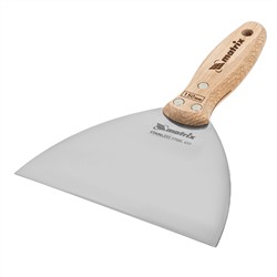 Шпательная лопатка из нержавеющей стали, 150 мм, буковая рукоятка, EFP Matrix
