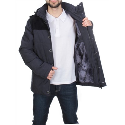 J830111 DEEP BLUE  Куртка-жилет мужская зимняя NEW B BEK (100 гр. синтепон и искусственный мех)