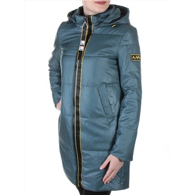 B19108 GRAY/GREEN Пальто демисезонное женское Aikesdfrs