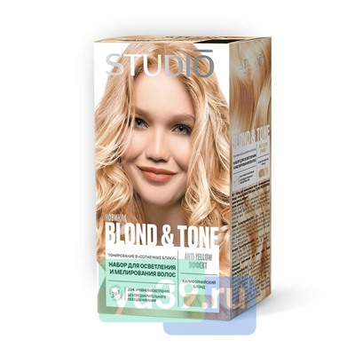 STUDIO Набор для мелирования волос Калифорнийский блонд  BLOND&TONE