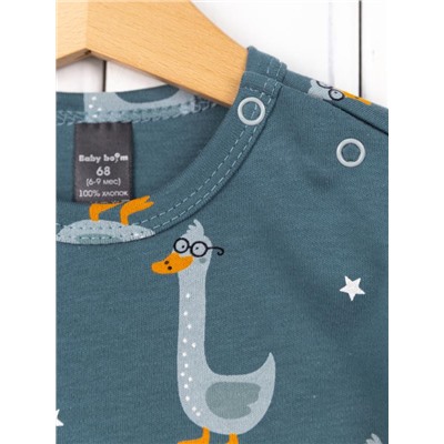 Футболка для мальчика Baby Boom Ф88/16-И я730 Гуси