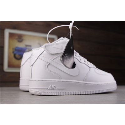 Зимние Nike Air Force из натуральной кожи