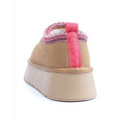 04-X84 BROWN Угги зимние женские (натуральная замша, натуральная шерсть)