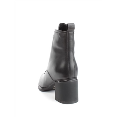 04-M3-2274 BLACK Ботинки зимние женские (натуральная кожа, натуральный мех)