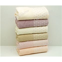 Махровые Банные Полотенца 70x140 см. 6 шт/уп. Noktali 172 - Soft Kiss
