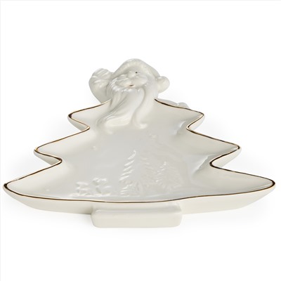 БЛЮДО СЕРВИРОВОЧНОЕ "ЕЛКА" 19*18*2 СМ