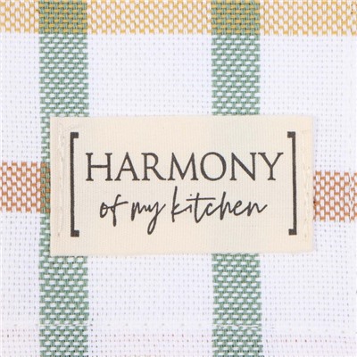 Салфетка Этель Harmony 30х40см, 100% хл, рогожка 186 г/м2