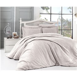 Сатиновое Постельное Белье Евро 2 сп. JACQUARD SATEN First Choice