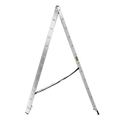 Лестница, 3 х 12 ступеней, алюминиевая, трехсекционная, Сибртех