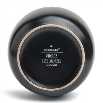 НАБОР ПОСУДЫ ОБЕДЕННЫЙ BRONCO "CHOICE BLACK" НА 4 ПЕР. 16 ПР.