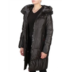 21-982 BLACK Куртка зимняя женская AIKESDFRS (200 гр. холлофайбера)