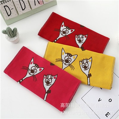 Gauze cartoon children's sweat towel for beloved, wholesale