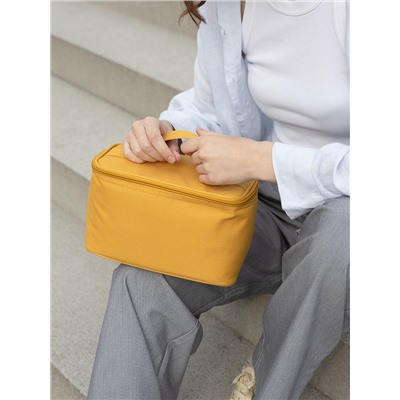 Термосумка для ланч-бокса/косметики/лекарств Smart Picnic, S, горчичная