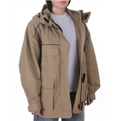 3101 DK. BEIGE Куртка демисезонная женская (100 гр. холлофайбер)