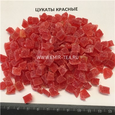 Цукаты красные (ананас) : (код 0878)
