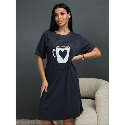 Туника "Кофе" графит