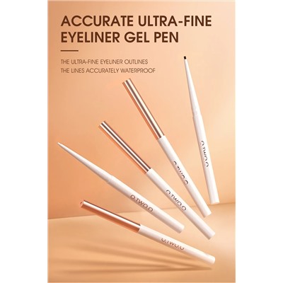 O.TWO.O Гелевая подводка для глаз Gel Eyeliner Waterproof Soft Eye Liner Pencil Quick Dry Makeup SC028 №02 Black