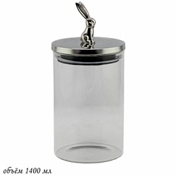 588-490 Банка для сыпучих продуктов 1400мл. в под.уп.(х24)