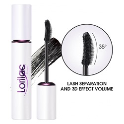Тушь для ресниц Lorilac Lash Separation and 3D Effect 7 g (силиконовая кисточка)