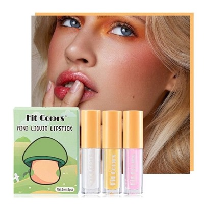 FIT Colors блеск для губ тинт плампер комплект 3 шт тип 2