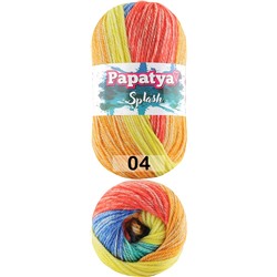 Пряжа Kamgarn SPLASH PAPATYA