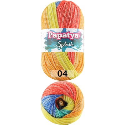 Пряжа Kamgarn SPLASH PAPATYA