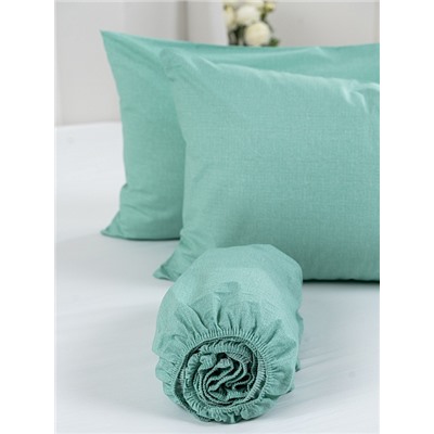 Постельное белье поплин Иваново (без пододеяльника) / Мята